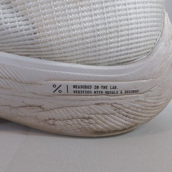 Nike ZoomX Vaporfly Next% 2 CU4111-101 US 8.5 M 10 W White Watermelon Pink Blue - Picture 11 of 16